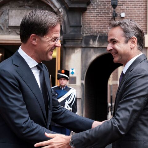 Μαρκ Ρούτε - Κυριάκος Μητσοτάκης