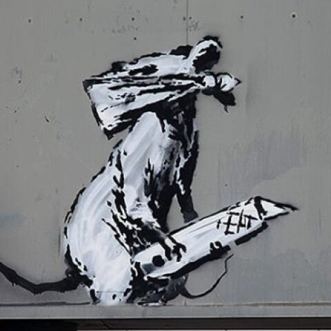 Το έργο του Banksy που εκλάπη από το Κέντρο Πομπιντού