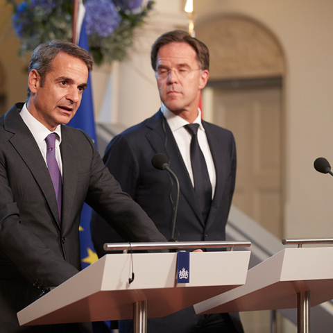 Κυριάκος Μητσοτάκης - Μαρκ Ρούτε