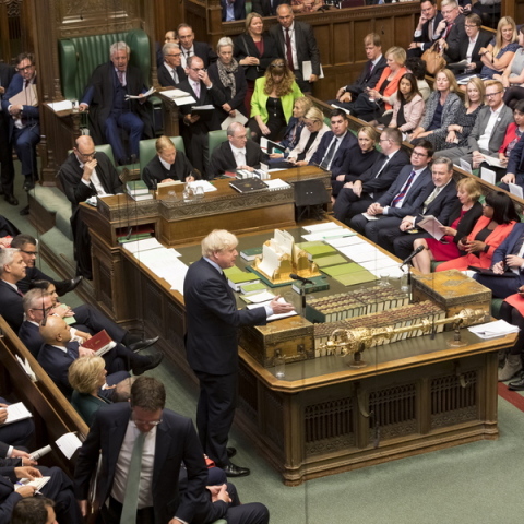 Μπόρις Τζόνσον στη Βουλή των Κοινοτήτων 