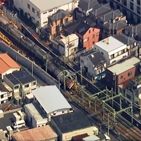 Σιδηροδρομικό ατύχημα στη Γιοκοχάμα