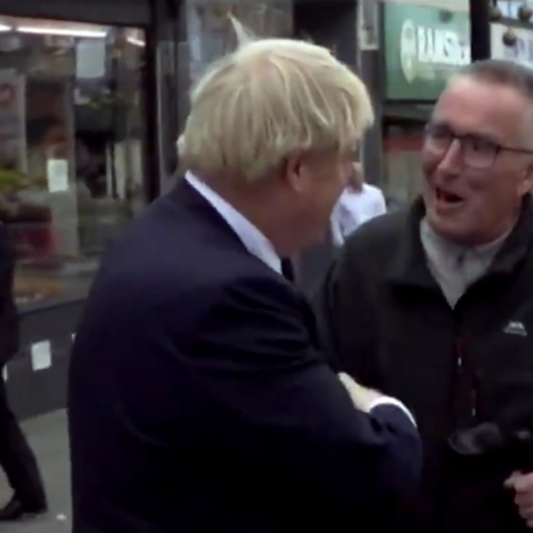 Μπόρις Τζόνσον στο Λιντς