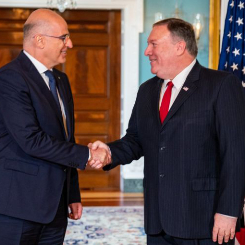 Νίκος Δένδιας, Μάικ Πομπέο