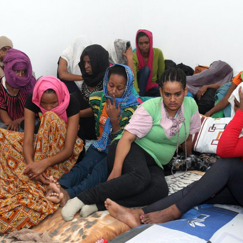 Κέντρο κράτησης στη Λιβύη