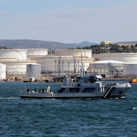 Εγκαταστάσεις ΕΛΠΕ στην Ελευσίνα