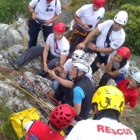 Διασώστες στον Όλυμπο
