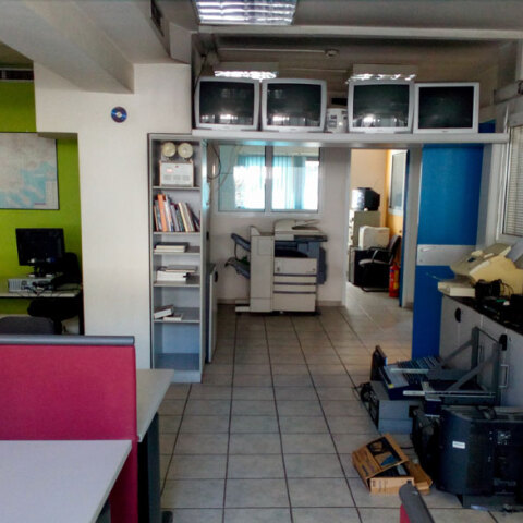 Γραφεία Mega Channel στη Θεσσαλονίκη