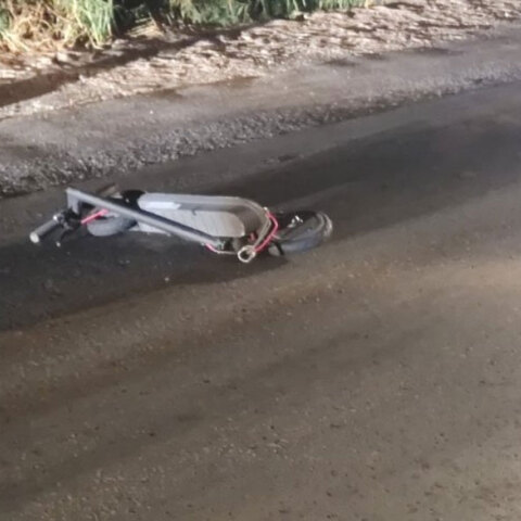 Σοβαρό τροχαίο ΙΧ με ηλεκτρικό πατίνι στη Χίο