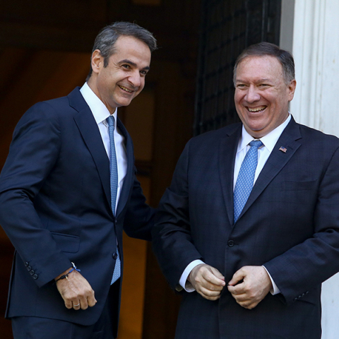 Κυριάκος Μητσοτάκης - Μάικ Πομπέο 