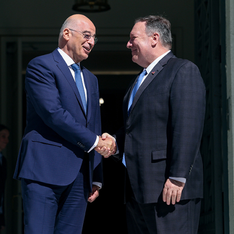 Νίκος Δένδιας, Μάικ Πομπέο