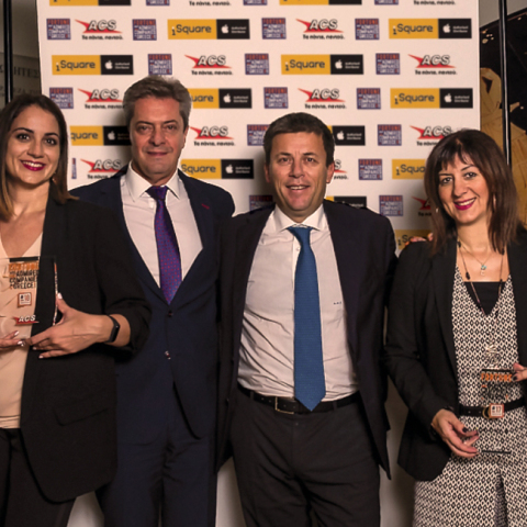  Η ACS και η iSquare στη λίστα “Most Admired Companies in Greece”  του περιοδικού Fortune  Ξεχωρίζοντας για την καινοτομία, την εξωστρέφεια και την εταιρική τους υπευθυνότητα, οι εταιρείες του Ομίλου Quest, ACS και iSquare διακρίθηκαν ανάμεσα στις 20 πιο 