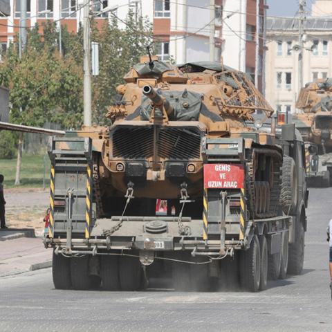 Τουρκικά άρματα μάχης στη Συρία