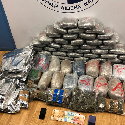 92 κιλά ακατέργαστης κάνναβης