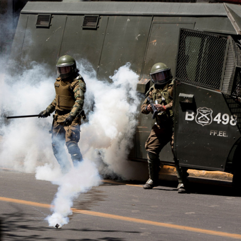 Δυνάμεις ασφαλείας στη Χιλή