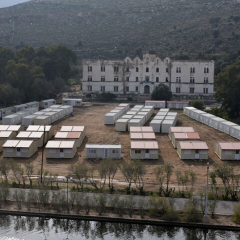 To hotspot της Λέρου έχει δημιουργηθεί στον προαύλιο χώρο του Θεραπευτηρίου