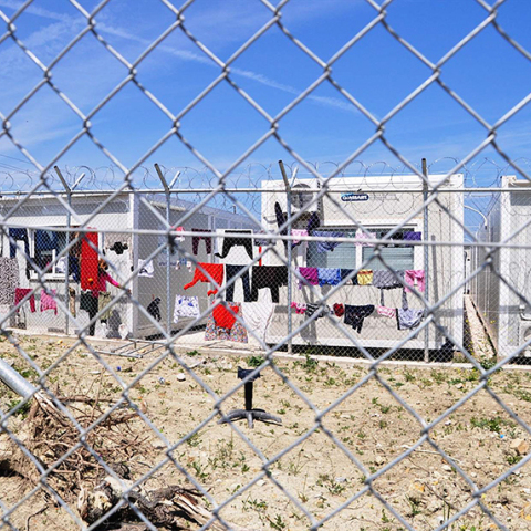 Χώρος Υποδοχής Προσφύγων στη Χίο 