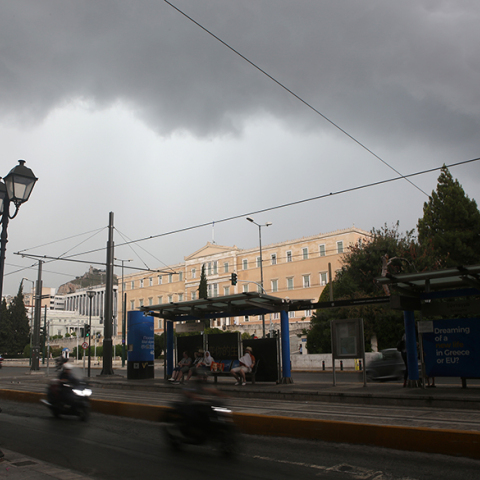 Βροχόπτωση στην Αθήνα 