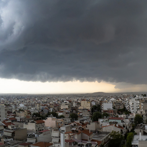 Καταιγίδα στην Αθήνα 