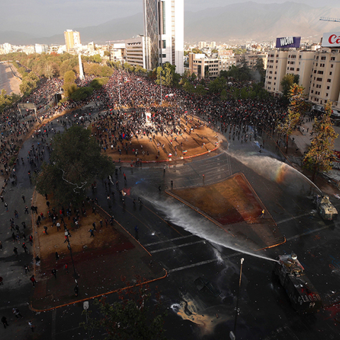 Διαδηλώσεις στο Σαντιάγο
