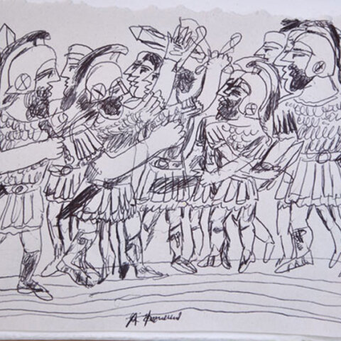 Αλέκος Φασιανός, Μαραθώνιο, μετάλλιο