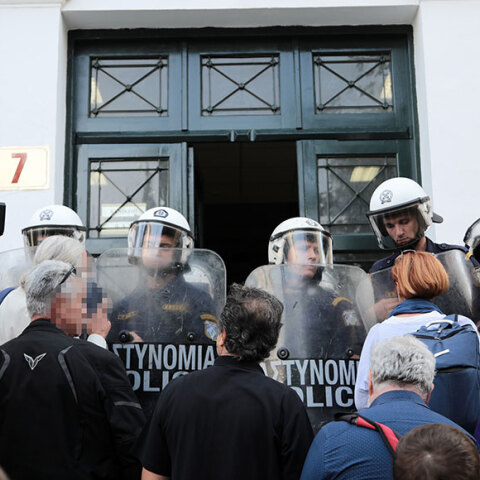 Ένταση στην Ευελπίδων 