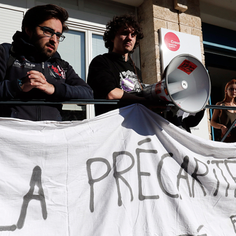 Διαδηλώσεις φοιτητών στη Γαλλία 