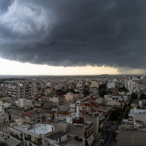 Καταιγίδα στην Αθήνα