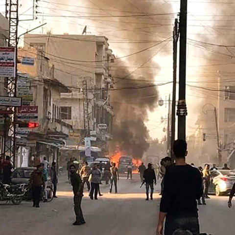 Βομβαρδισμός στη Συρία