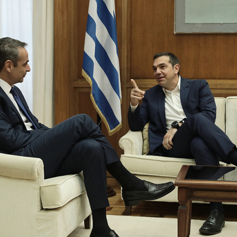 Κυριάκος Μητσοτάκης, Αλέξης Τσίπρας