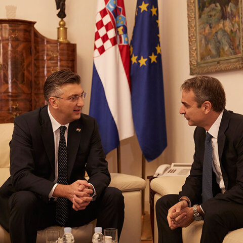 Αντρέι Πλένκοβιτς - Κυριάκος Μητσοτάκης