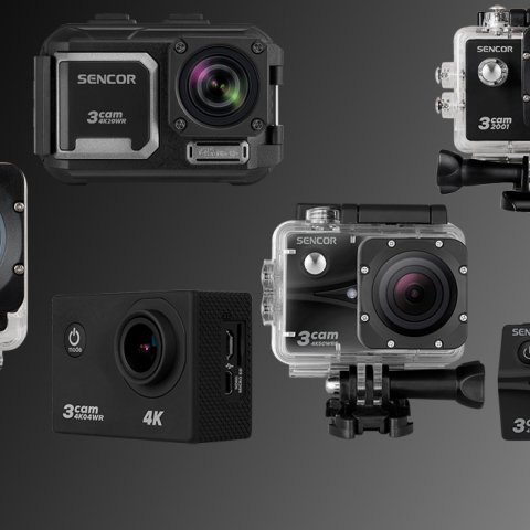Ζήστε την πιο action φάση σας, παρέα με τις action cameras της Sencor!  