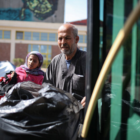 Πρόσφυγες στον Πειραιά