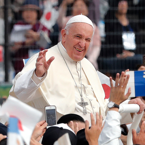 Ο Πάπας Φραγκίσκος στην Ιαπωνία