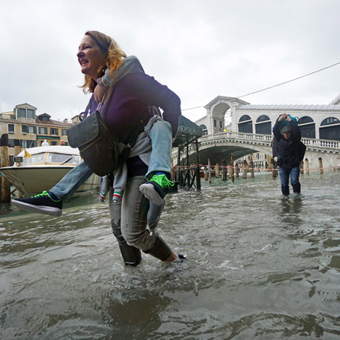 Πλημμύρισε η Βενετία