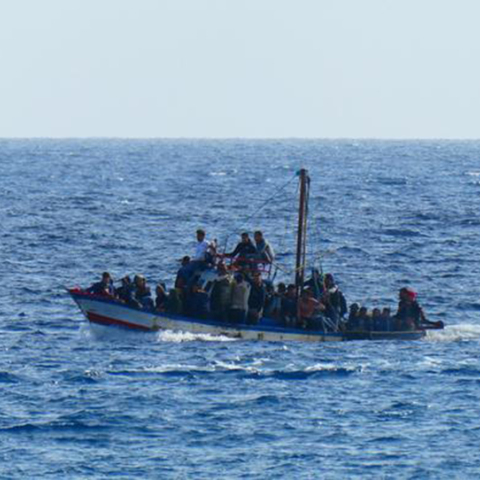 Ανατροπή λέμβου στη Λαμπεντούζα