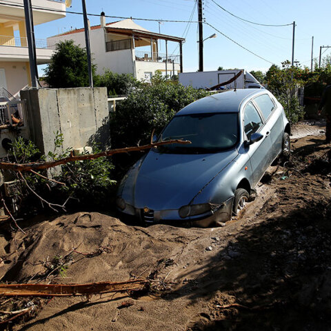 Σαρωτικό το πέρασμα της κακοκαιρίας «Γηρυόνης» στην Κινέτα