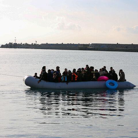 Άφιξη μεταναστών και προσφύγων στη Λέσβο