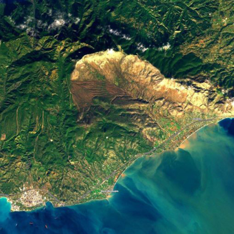 Κινέτα - Δορυφορική λήψη Sentinel 2