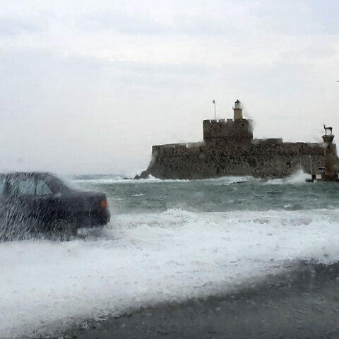 Ρόδος - κακοκαιρία