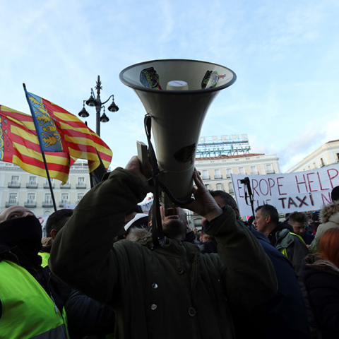 Απεργιακή κινητοποίηση στην Ισπανία 