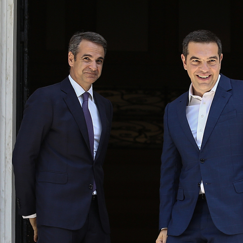 Κυριάκος Μητσοτάκης, Αλέξης Τσίπρας