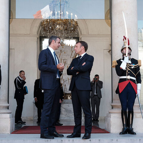 mitsotakis-macron1