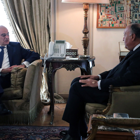 Νίκος Δένδιας, Σάμεχ Σούκρι