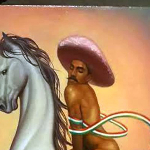 Ο γυμνός Εμιλιάνο Ζαπάτα