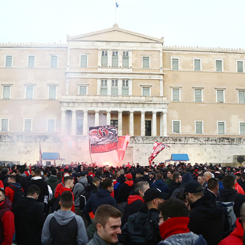 Οπαδοί Ολυμπιακού 