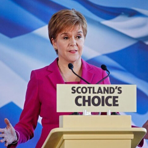 Η πρωθυπουργός της Σκωτίας, Νίκολα Στέρτζον 