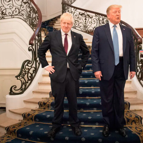 Μπόρις Τζόνσον και Ντόναλντ Τραμπ