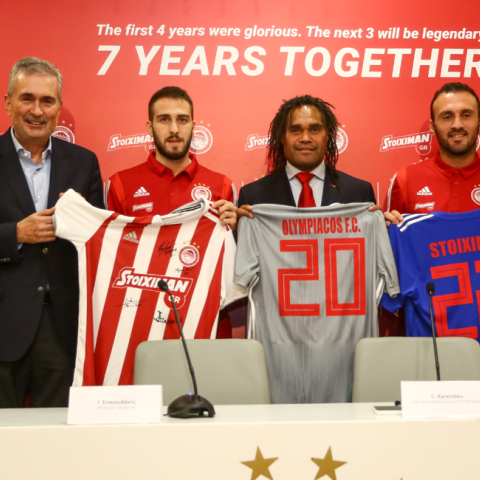 Ολυμπιακός και STOIXIMAN μαζί για 4+3 χρόνια