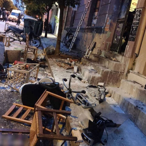 Αστυνομική επέμβαση σε κτίριο υπό κατάληψη στο Κουκάκι