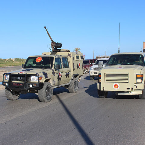 Λιβύη: Στρατιωτικά οχήματα